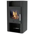Produktbild: WAMSLER KF 108-10 Kaminofen Cube schwarz