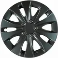 Produktbild: Cartrend Radzierblenden Storm 38 Cm (15 Zoll) Schwarz 4 Stück