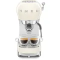 Produktbild: SMEG ECF02CREU Espresso-Kaffeemaschine 50's Style, Creme, Siebträger
