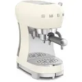 Produktbild: Smeg Espressomaschine 50 ́s Style, Creme, Metall, Kunststoff, 1100 ml, 14.9x33x32.9 cm, Küchengeräte, Kaffeemaschinen & Zubehör