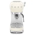Produktbild: SMEG ECF02CREU - Espresso-Kaffeemaschine mit 5 Jahre Garantie, Designlinie 50's Style, Creme, BxTxH: ca. 15x33x33 cm
