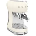 Produktbild: Smeg Espressomaschine ECF02CREU 50er Retro Style, mit Milchaufschäumer, 1,1 Liter, Kunststoff, creme