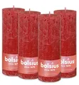 Produktbild: Bolsius - Rustik Kerze - Rot - 19 cm - 4 Stück - Ostern