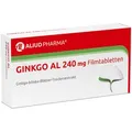 Produktbild: Ginkgo AL 240 mg Filmtabletten bei altersbedingten Gedächtniseinbußen mit leichter Demenz 120 St