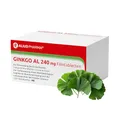 Produktbild: ALIUD PHARMA Ginkgo AL 240 mg, 120 Filmtabletten: Ginkgo-biloba-Blätter-Trockenextrakt, bei leichter Demenz