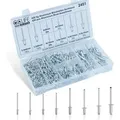 Produktbild: CCLIFE 420tlg Alu Blindnieten Sortiment Popnieten Set 2,4 3,2 4 4,8