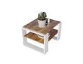 Produktbild: CraftPAK Couchtisch Wohnzimmertisch aus hochwertigem Holz - Couchtisch 54T x 63B x 44H cm