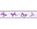 Produktbild: Bordüre 9012-24 Only Borders 9 selbstklebend Schmetterling lila 5 m x 10,6 cm
