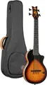 Produktbild: Ortega Guitars Bass Ukulele Elektro-Akustisch – Massiver Korpus – Neo Series – Inklusive Gig Bag – Geflammter Ahorn/Okoume, Schwarz/Braun (NEO-BS-TSB)