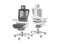 Produktbild: Bürostuhl MERRYFAIR Adelaide, Schreibtischstuhl Drehstuhl, Polster/Netz, ergonomisch ~ schwarz-grau