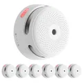 Produktbild: X-Sense Smart Rauchmelder XS01-M, WLAN-Rauchmelder, kompatibel mit FS31/FS61/FS121, SBS50 Basisstation und X-Sense Home Security App, 85 dB Warnsignal, vernetzter Mini-Rauch- und Feuermelder, 6 Stück