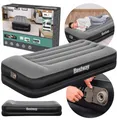 Produktbild: Bestway 67401 Aufblasbare Veloursmatratze mit Pumpe – 191 × 97 × 46 cm