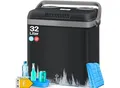 Produktbild: KESSER® 32 L Kühlbox 12V, 230V Stecker, Mini-Kühlschrank, Thermoelektrische Warmhaltebox