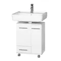 Produktbild: 114669 Waschbeckenunterschrank, 50 x 63,5 x 32,5 cm, weiß