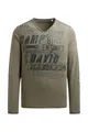 Produktbild: Camp David Herren Longsleeve im Vintage Look mit Used Prints Vintage Khaki, L