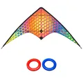 Produktbild: Kinderdrachen Lenkdrachen Drachen HQ Drifter Rainbow Mesh 160 cm Flugdrache