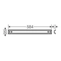 Produktbild: Hensel Tragschiene 584mmlang Hutpr.35mm Mi TS 60