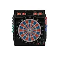 Produktbild: Dartautomat Karella CB-50, elektronische Dartscheibe mit 27 Spielen und 159 Spielvarianten, exakte Turniermaße in 2-Loch-Ausführung, Profigerät