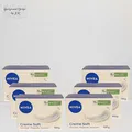 Produktbild: 6x 100g Nivea Creme Soft Pflegeseife Seifenstück feuchtigkeitsspendend Seife