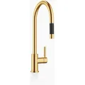 Produktbild: Dornbracht TARA TARA Einhebelmischer Pull-down mit Brausefunktion, Ausladung 240mm, 33870888-28, Farbe: Messing gebürstet
