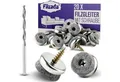 Produktbild: Filzada Filzgleiter 20x Filzgleiter Schraube Ø22mm Profi Stuhlgleiter Möbelgleiter +Bohrer