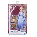 Produktbild: Disney Die Eiskönigin 2 Elsas gemütliches Lagerfeuer, ELSA Puppe mit Kleid und langem blondem Haar, Baby-Rentier, Accessoires, ab 3 Jahren