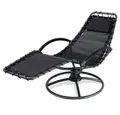 Produktbild: Casaria Gartenliege Eve, Liegestuhl Schaukelliege Ergonomisch 120kg Belastbar Relaxliege Grau