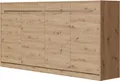 Produktbild: SMARTBett Schrankbett Standard Wildeiche 90 Horizontal