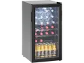 Produktbild: BARTSCHER 700182G 88L Gewerblicher Flaschenkühlschrank (88 l, 832 mm hoch}, Schwarz)