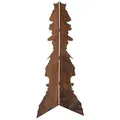Produktbild: ESTEXO Dekosäule Ecksäule Gartendeko Edelrost 143 cm Rostsäule Rost Dekoration Säule braun|rot 82 cm x 0 cm x 143 cm