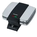 Produktbild: Brüsseler Waffeleisen 1445 silber/schwarz, 930 Watt
