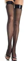 Produktbild: Halterlose Netz Strümpfe mit Lack Abschluss