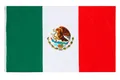 Produktbild: PHENO FLAGS Flagge Mexiko Mexico Flagge 90 x 150 cm Mexikanische Fahne (Hissflagge für Fahnenmast), Inkl. 2 Messing Ösen
