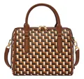 Produktbild: FOSSIL Williamson Satchel Umhängetasche Tasche Multi Brown hellbraun beige Neu