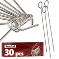 Produktbild: Rouladennadeln - 30er Set Edelstahl - Made in Germany 10 cm Rouladenspieße mi...