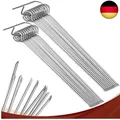 Produktbild: Rouladennadeln - 20er Set, Edelstahl - Made in Germany 10 cm Rouladenspieße mit