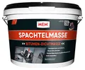 Produktbild: MEM Spachtelmasse, Für Löcher, Risse und Bruchstellen, Polymervergütet, Gebrauchsfertig, Einfach zu verarbeiten, Lösemittelfrei, 4 kg, Schwarz