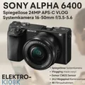 Produktbild: 📸  Sony Alpha 6400 Spiegellose 24MP APS-C VLOG System Kamera 16-50 Camera TOP ✅