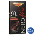 Produktbild: 20x Multipack Schoko Novi Tablett 75 Schwarz 99%