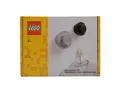 Produktbild: ROOM COPENHAGEN LEGO Wandhaken-Set weiß schwarz grau Garderobe Wandhänger rund