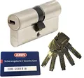 Produktbild: ABUS EC660 Profil-Doppelzylinder Länge (a/b) 30/50mm (c=80mm) mit 5 Schlüssel, mit Sicherungskarte