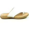 Produktbild: Gabor 03-700 Schuhe Damen Pantoletten Zehentrenner, Schuhgröße:36, Farbe:Weiß - Weiß - 36