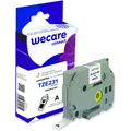 Produktbild: Wecare Schriftband kompatibel zu Brother TZE-231 (1.20 cm, Weiss) (TZe-231WE)