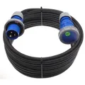 Produktbild: maxgo® CEE Verlängerung Camping Caravan 3G2,5 3x2,5 Wasserdicht 16A IP67 25m Elektro-Kabel, (2500 cm), 3G2.5/ 25m