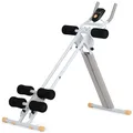 Produktbild: SportPlus Bauchtrainer für zuhause klappbar - Bauchmuskeltrainer, Bauchroller mit 3 oder 4 Trainingswinkeln - Bauch Trainingsgerät bis 100kg