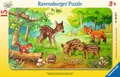 Produktbild: 15 Teile Ravensburger Kinder Rahmen Puzzle Tierkinder des Waldes 06376