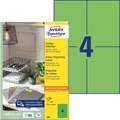 Produktbild: AVERY Zweckform Etiketten 3458 grün 105,0 x 148,0 mm
