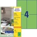 Produktbild: AVERY® Zweckform 3458 Farbige-Etiketten A4 grün 105x148mm - 400 Etiketten