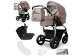 Produktbild: bergsteiger Kombi-Kinderwagen Babywagen Capri 3in1, Kombikinderwagen Komplettset, (10-tlg)