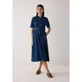 Produktbild: MORE&MORE Jeanskleid maxilanges Hemdblusen-Jeanskleid blau 46